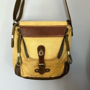 TSD Brand Canvas Crossbody Bag